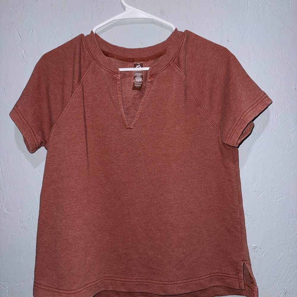 Lou & Grey Terracotta Knit Top